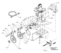 Page B Diagram and Parts List for 315E633E401 1995 Yard Man Snow Blower